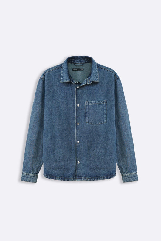 BLUE DENIM SHACKET
