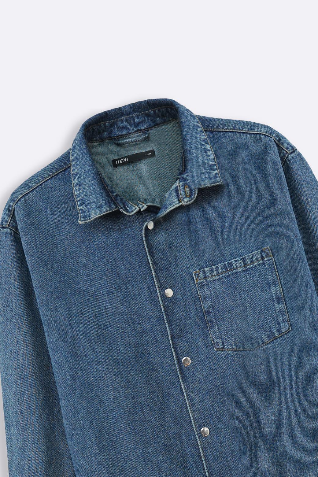 BLUE DENIM SHACKET