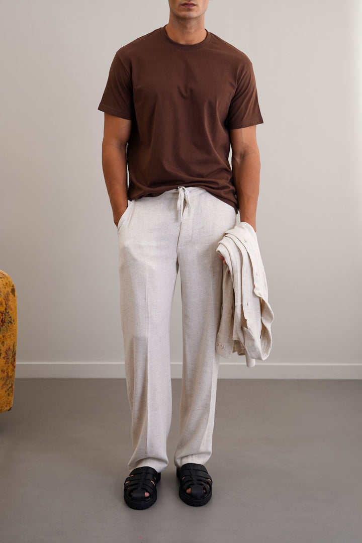 HEAVY LINEN PANTS