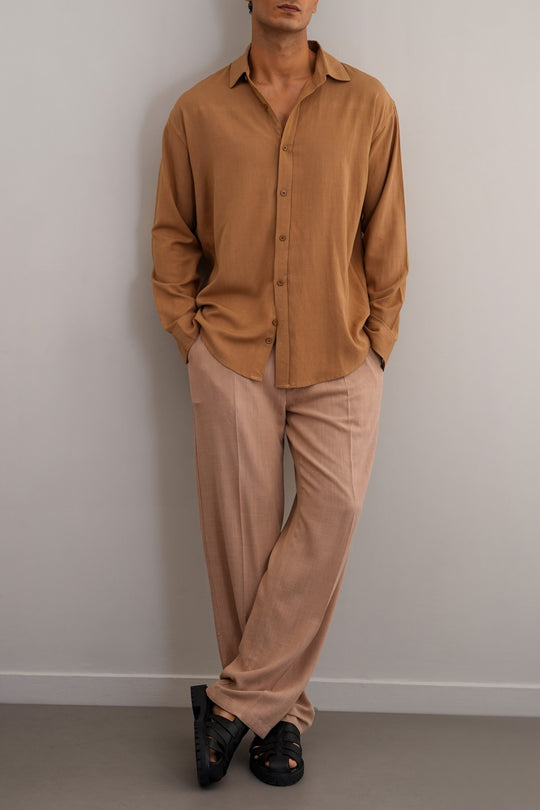HEAVY LINEN PANTS
