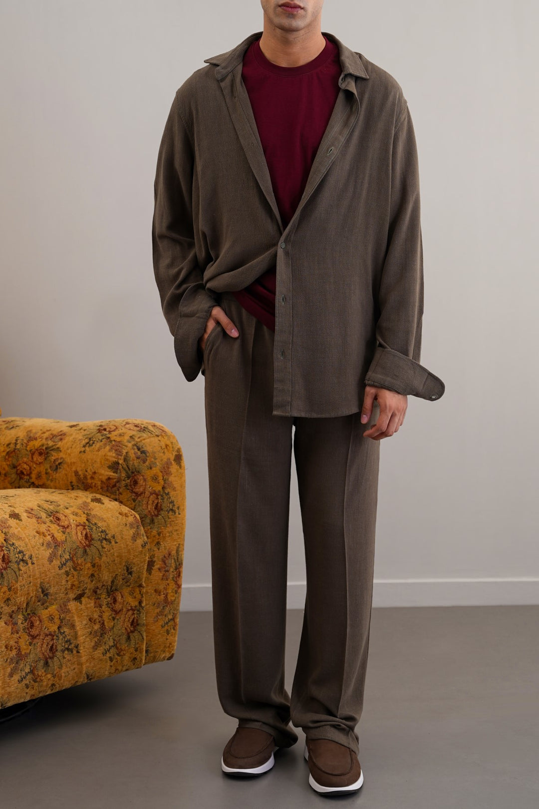 HEAVY LINEN SHIRT
