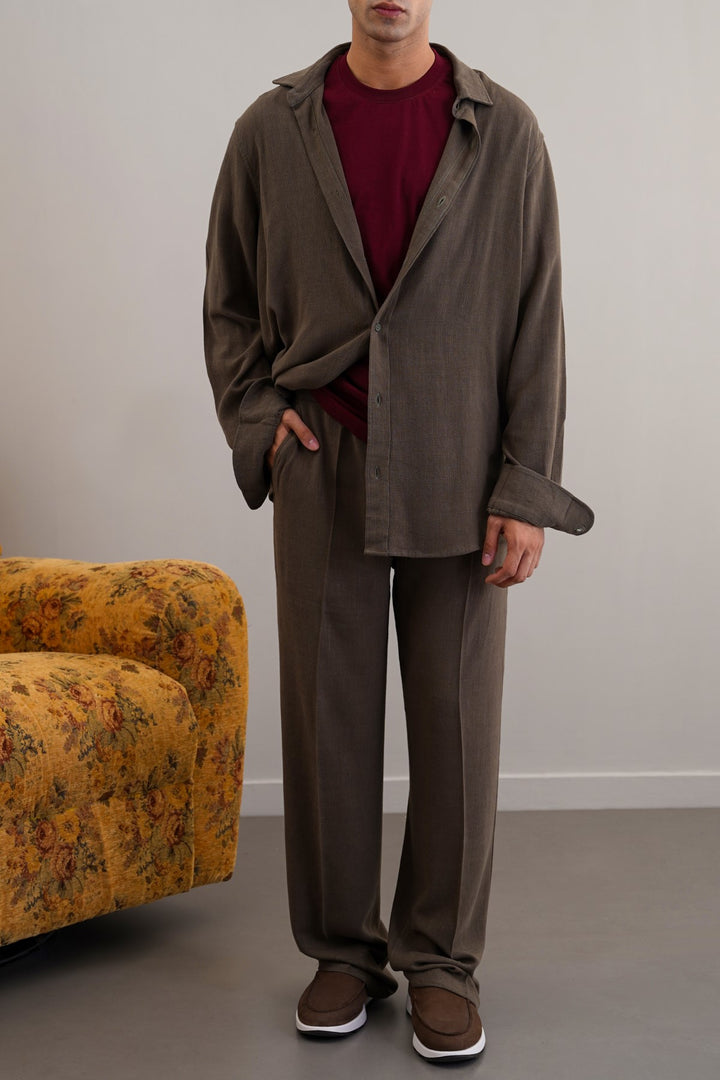 HEAVY LINEN SHIRT