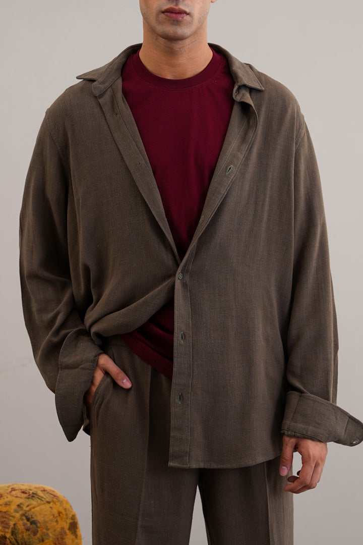 HEAVY LINEN SHIRT