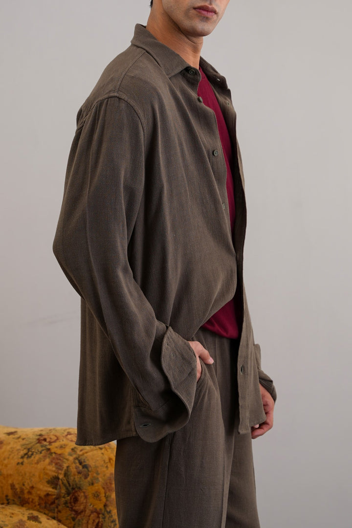 HEAVY LINEN SHIRT