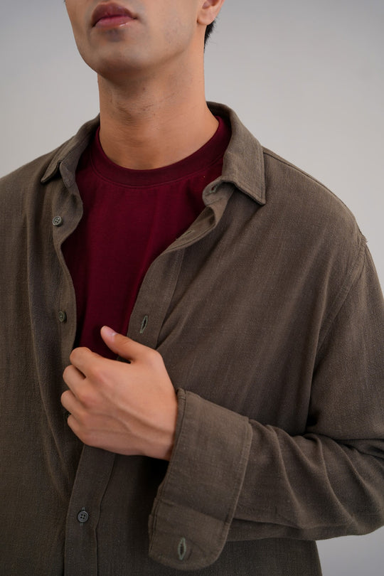 HEAVY LINEN SHIRT