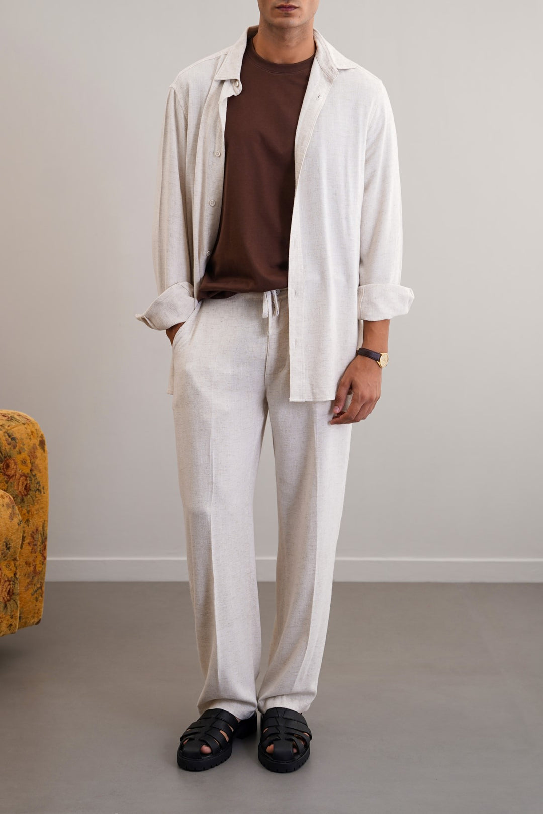 HEAVY LINEN SHIRT