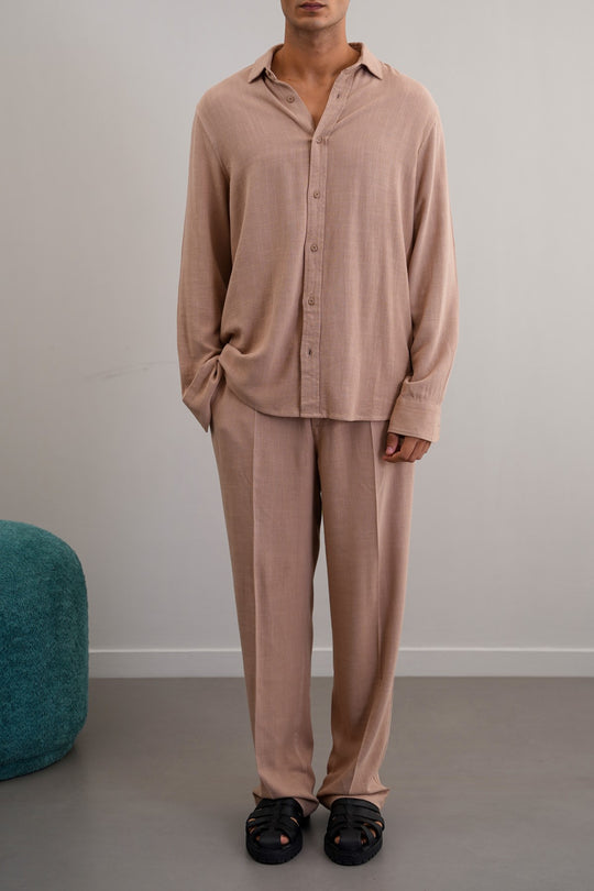 HEAVY LINEN SHIRT
