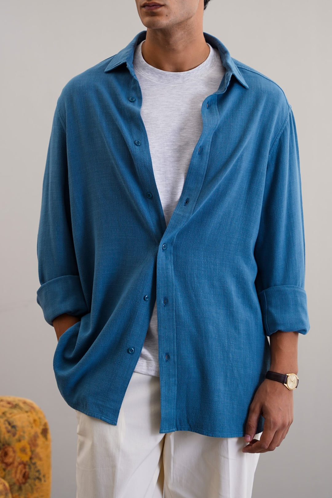 HEAVY LINEN SHIRT