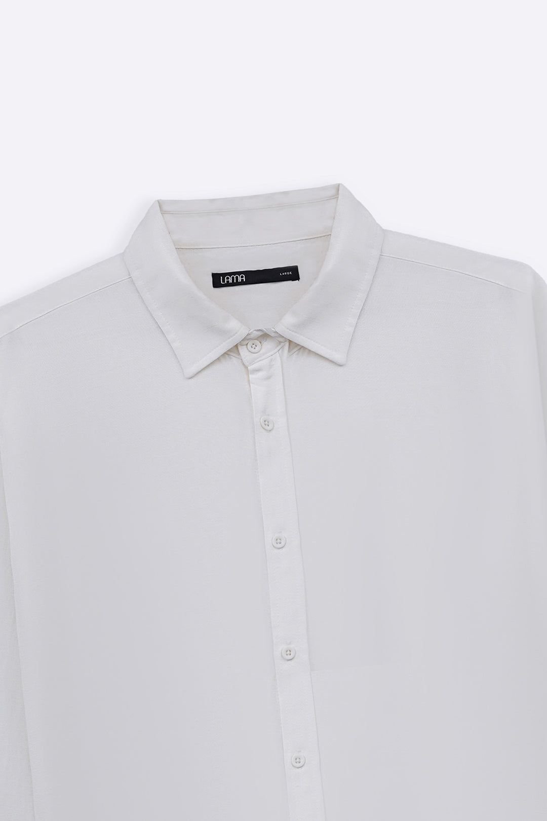 WHITE OVERSIZED LINEN SHIRT