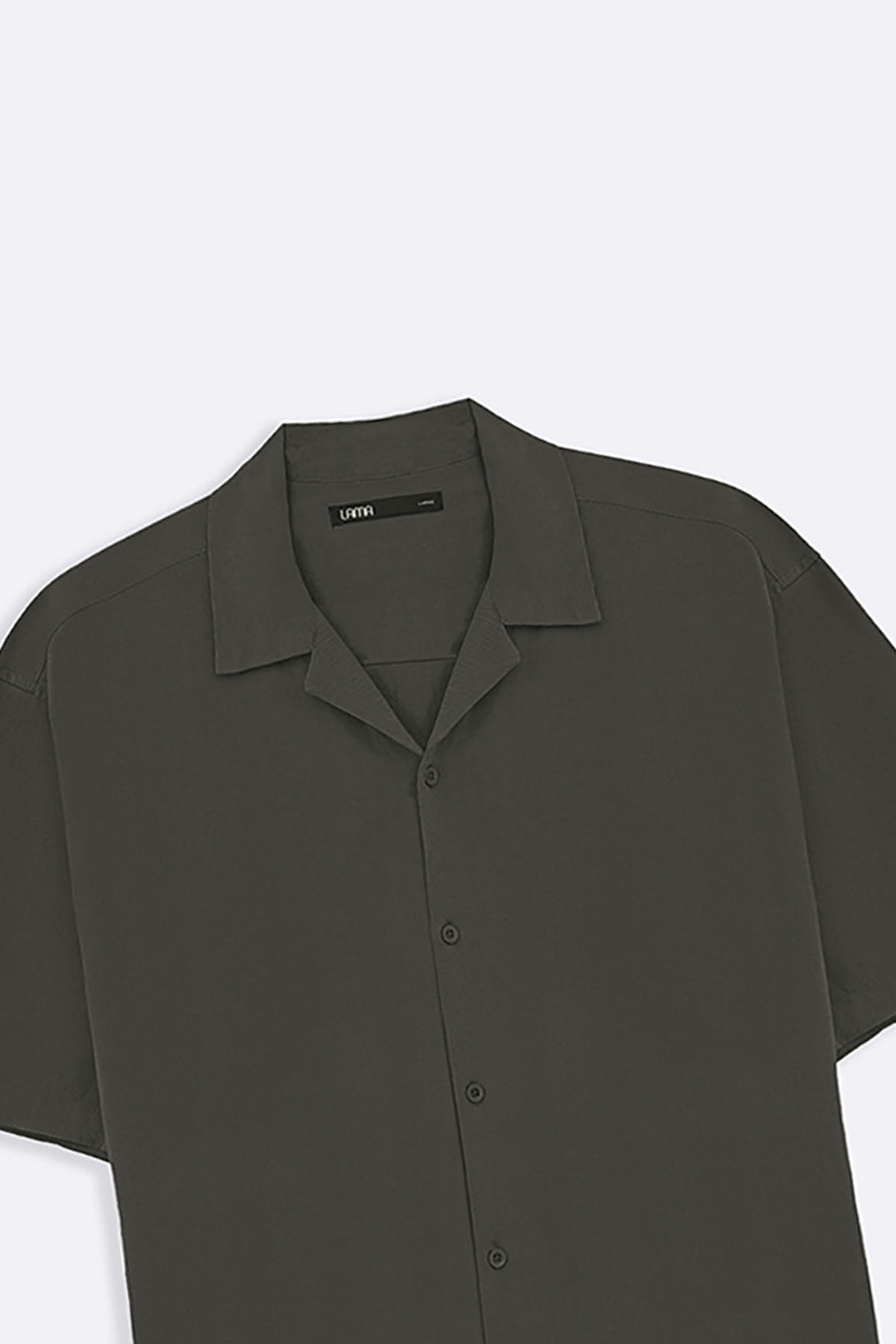 OLIVE RELAXED SAFARI SHIRT