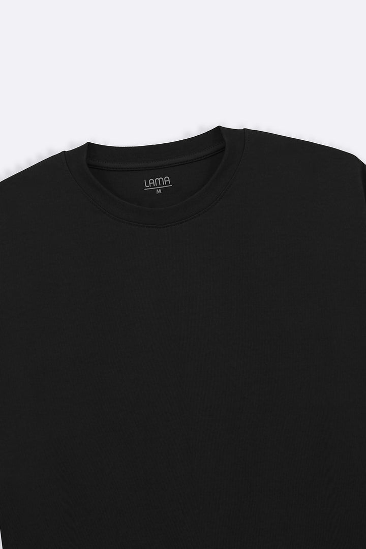 BLACK CLASSIC COTTON TEE