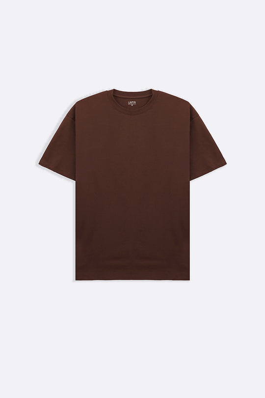 BROWN CLASSIC COTTON TEE