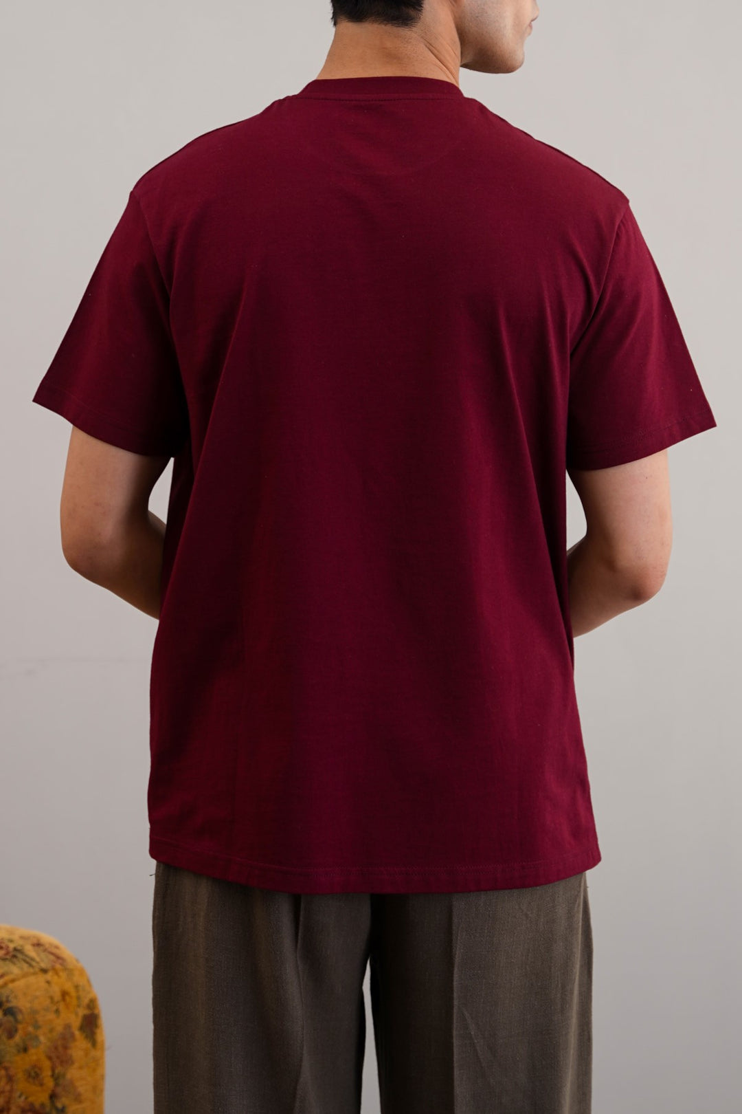 MAROON CLASSIC COTTON TEE