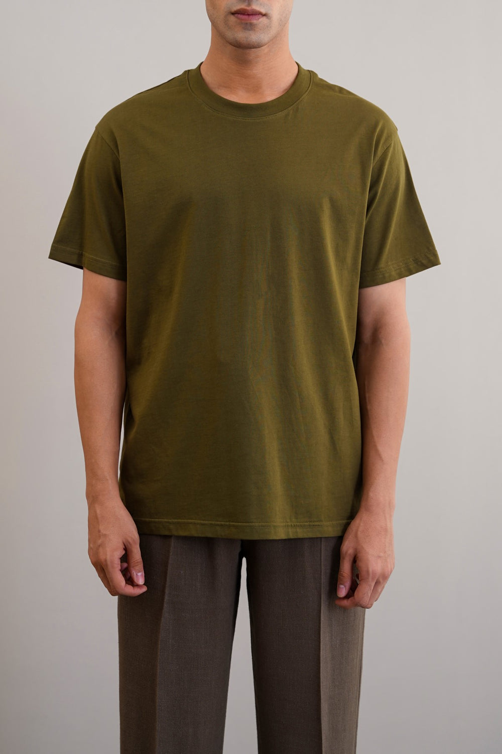 OLIVE CLASSIC COTTON TEE