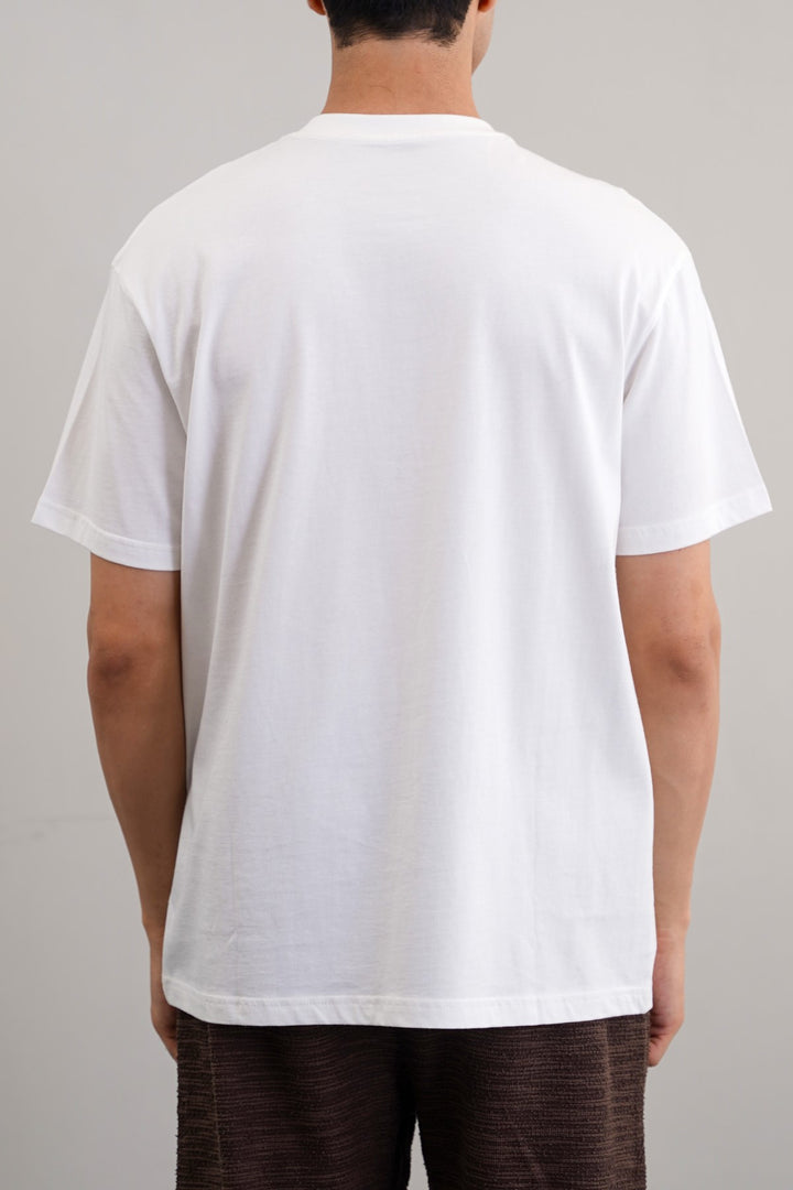 WHITE CLASSIC COTTON TEE