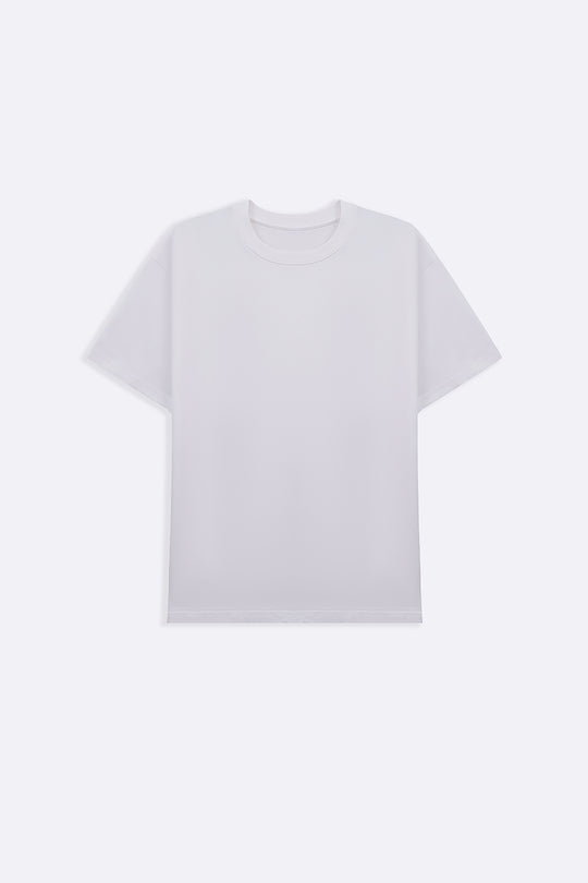 WHITE CLASSIC COTTON TEE