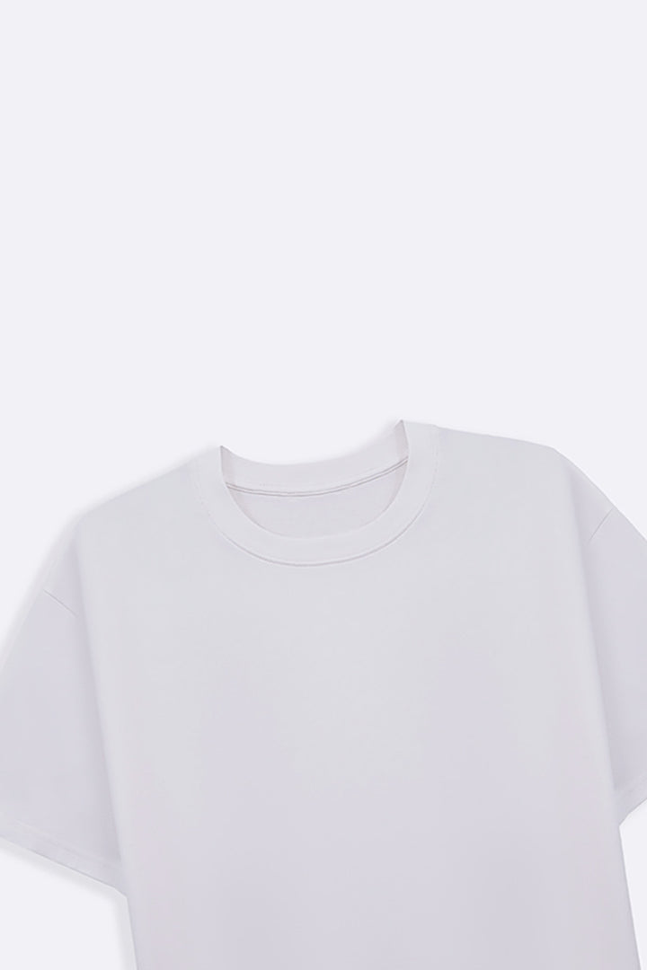 WHITE CLASSIC COTTON TEE