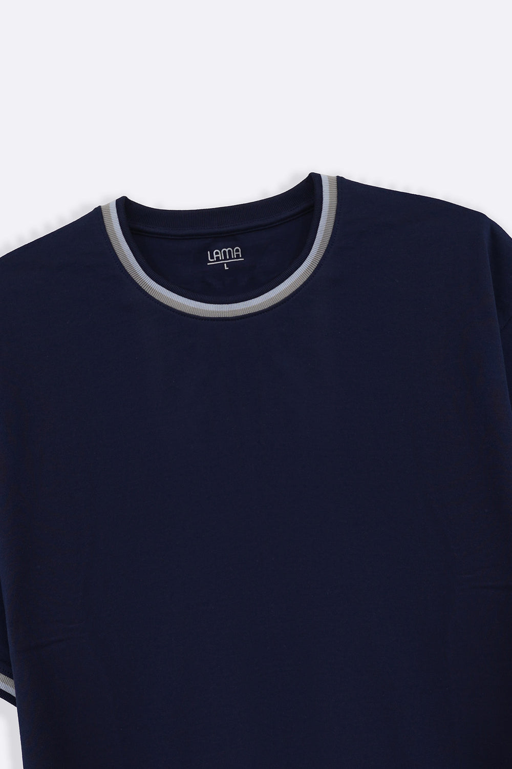 NAVY TIPPED ACCENT TEE