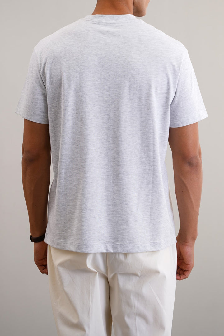 OAT MELANGE BASIC COTTON TEE