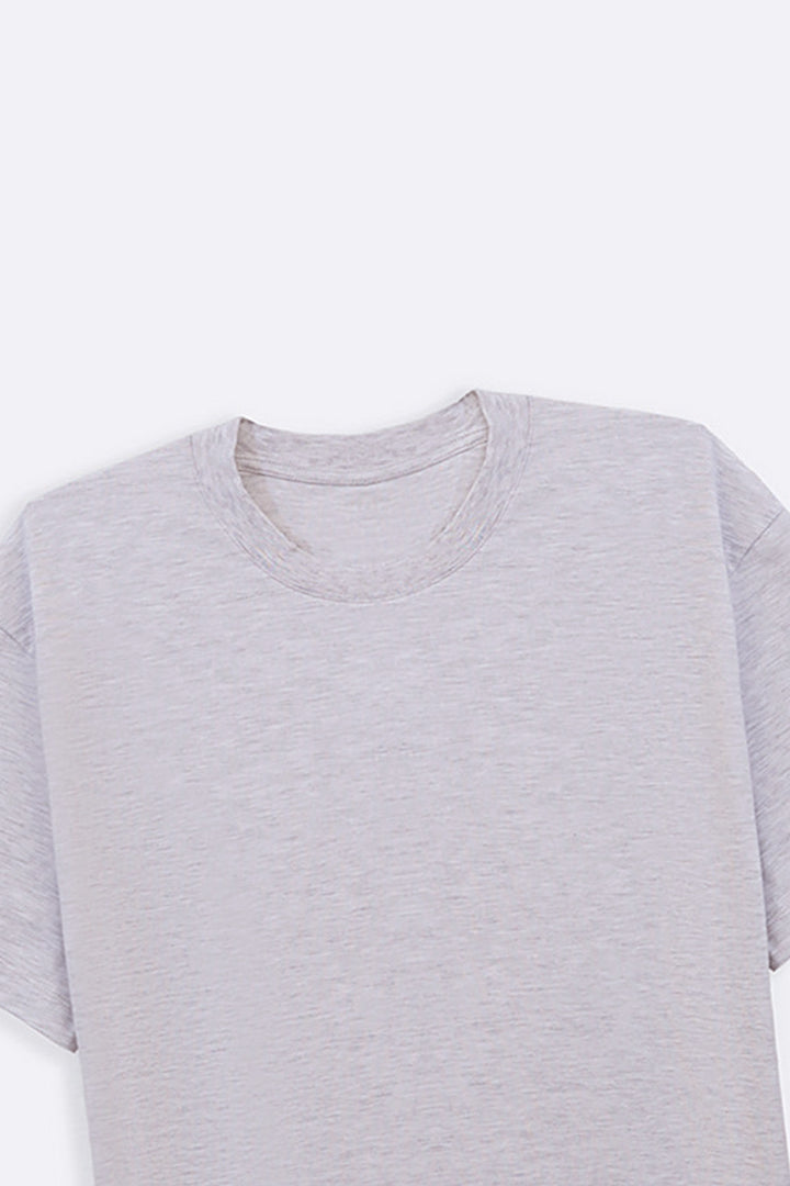 OAT MELANGE BASIC COTTON TEE