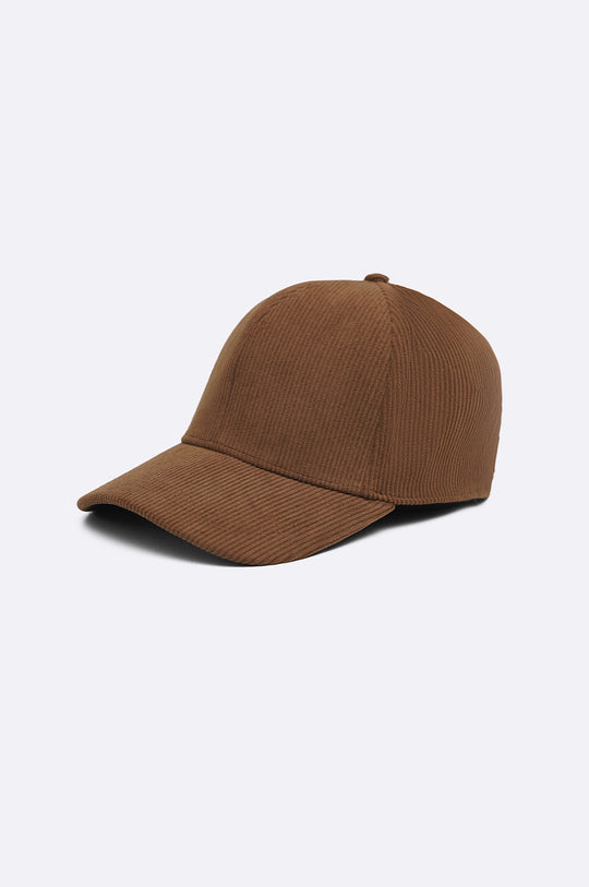 BROWN CORDUROY CAP