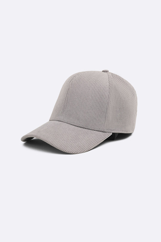 GREY CORDUROY CAP