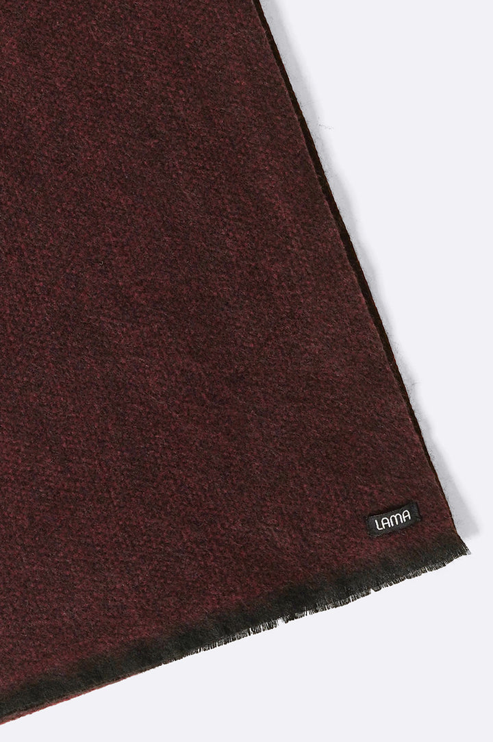 BURGUNDY LUXURY TEXTURED SCARF