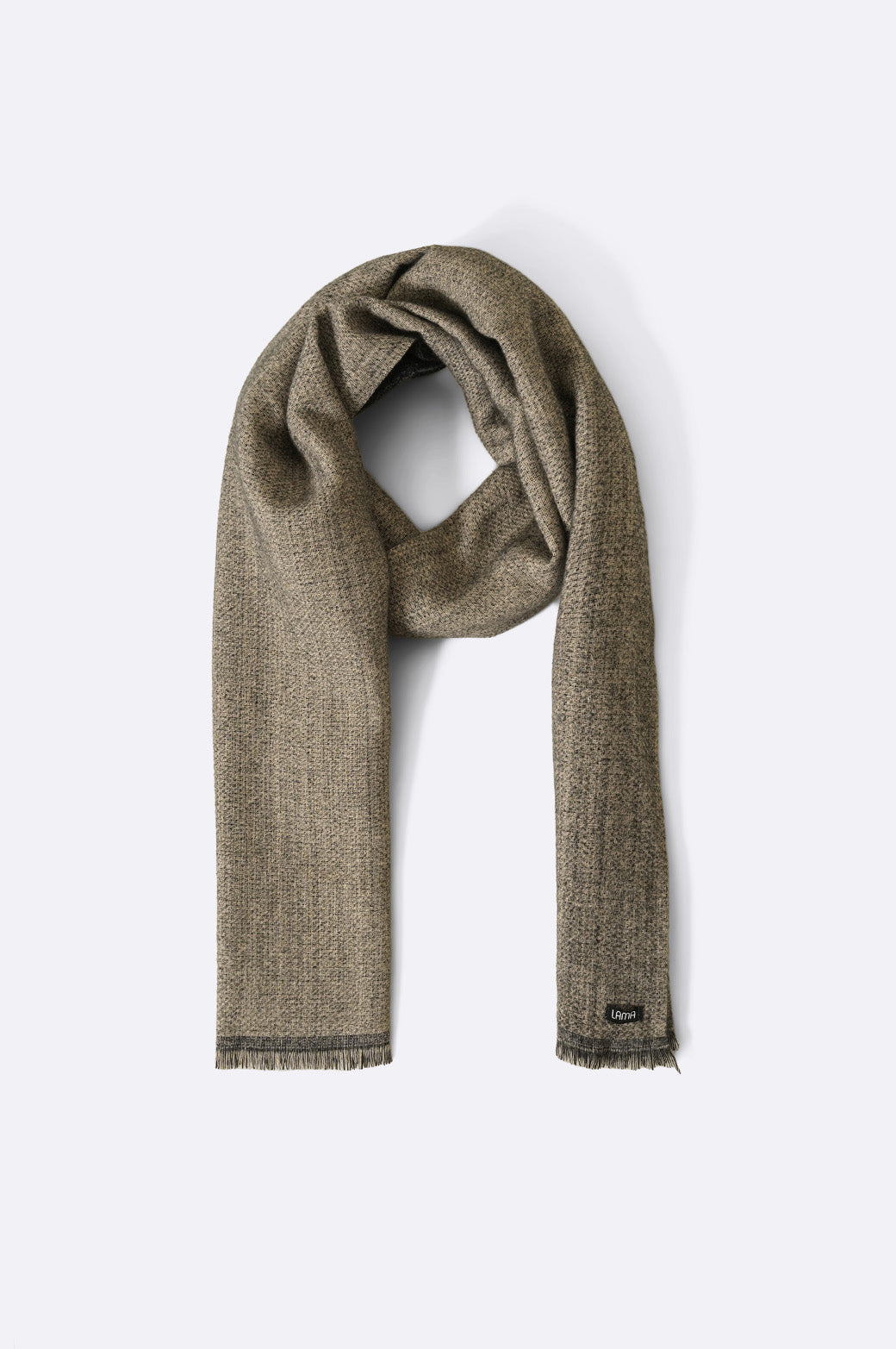 CHARCOAL LUXURY TEXTURED SCARF