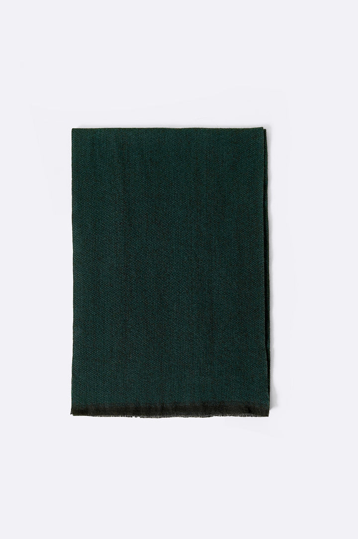 GREEN LUXURY TEXTURED SCARF