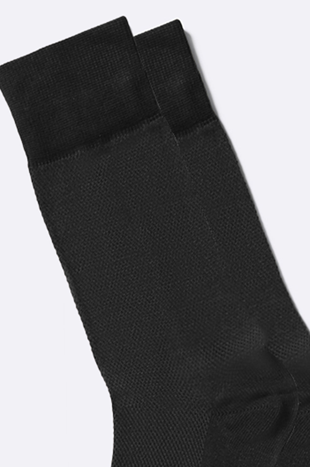 BLACK FORMAL COTTON SOCKS