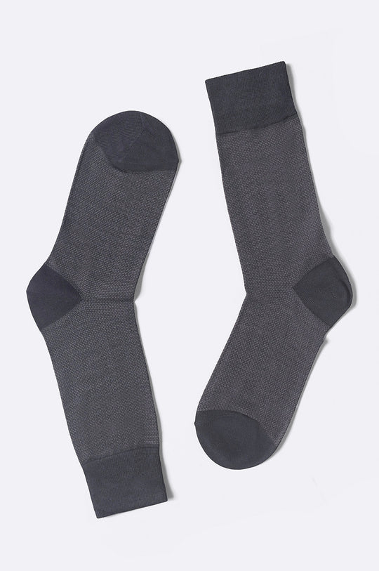 NAVY FORMAL COTTON SOCKS