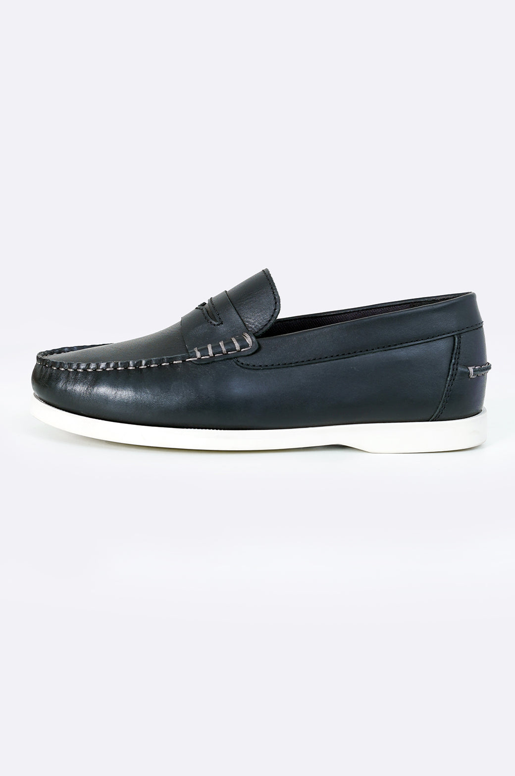 BLACK PENNY LOAFERS