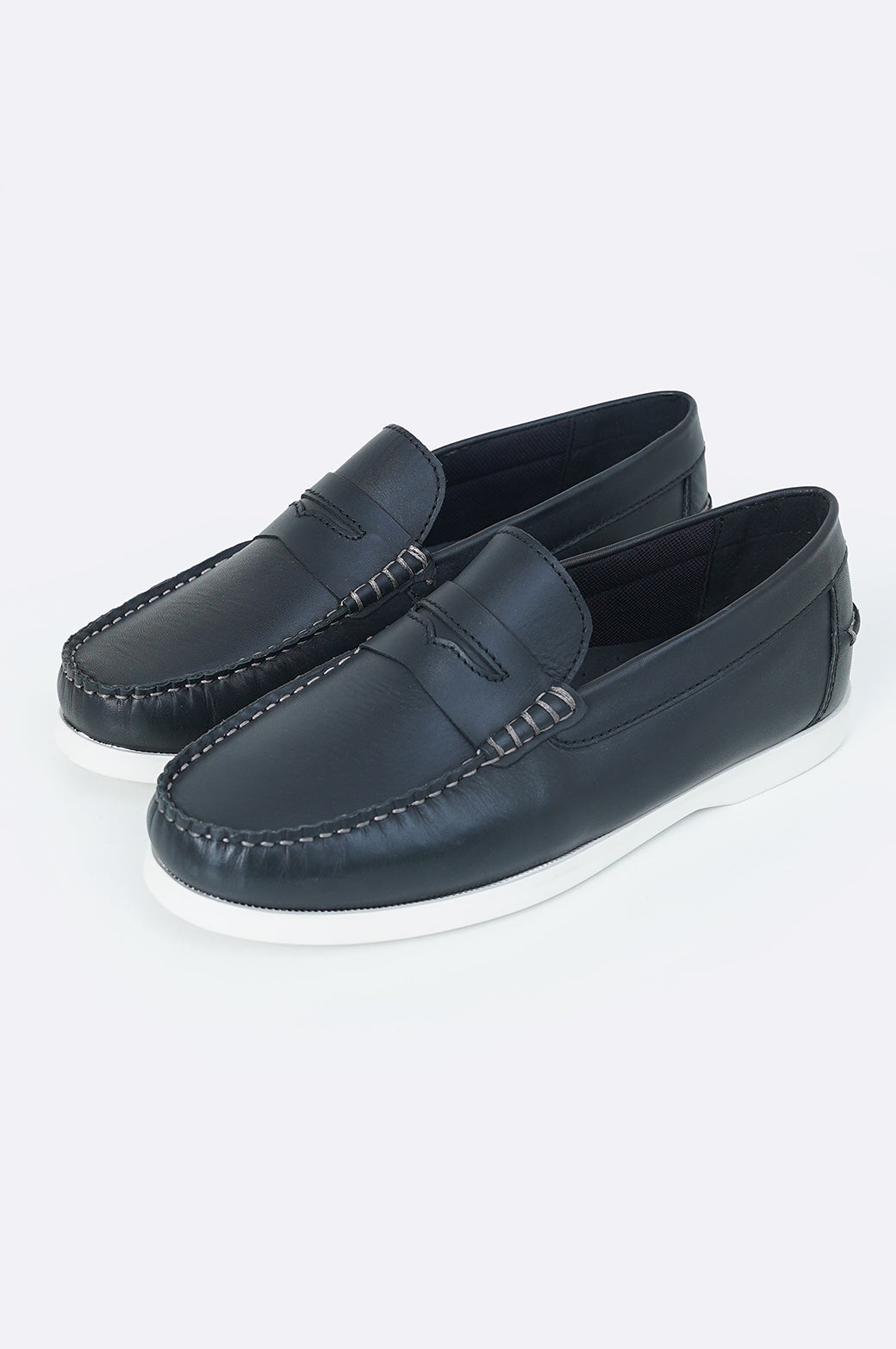BLACK PENNY LOAFERS