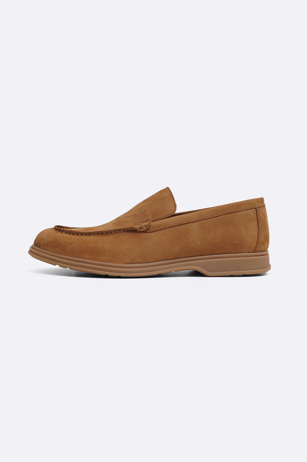 CAMEL CLASSIC LEATHER LOAFERS