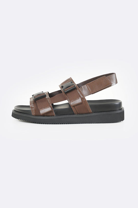 COFFEE RELEASE BUCKLE SANDALS