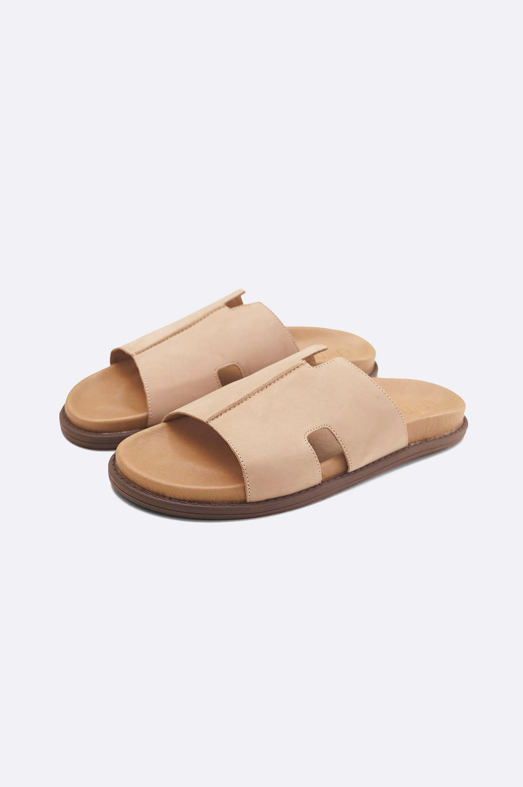 SAND WIDE VAMP SLIDES