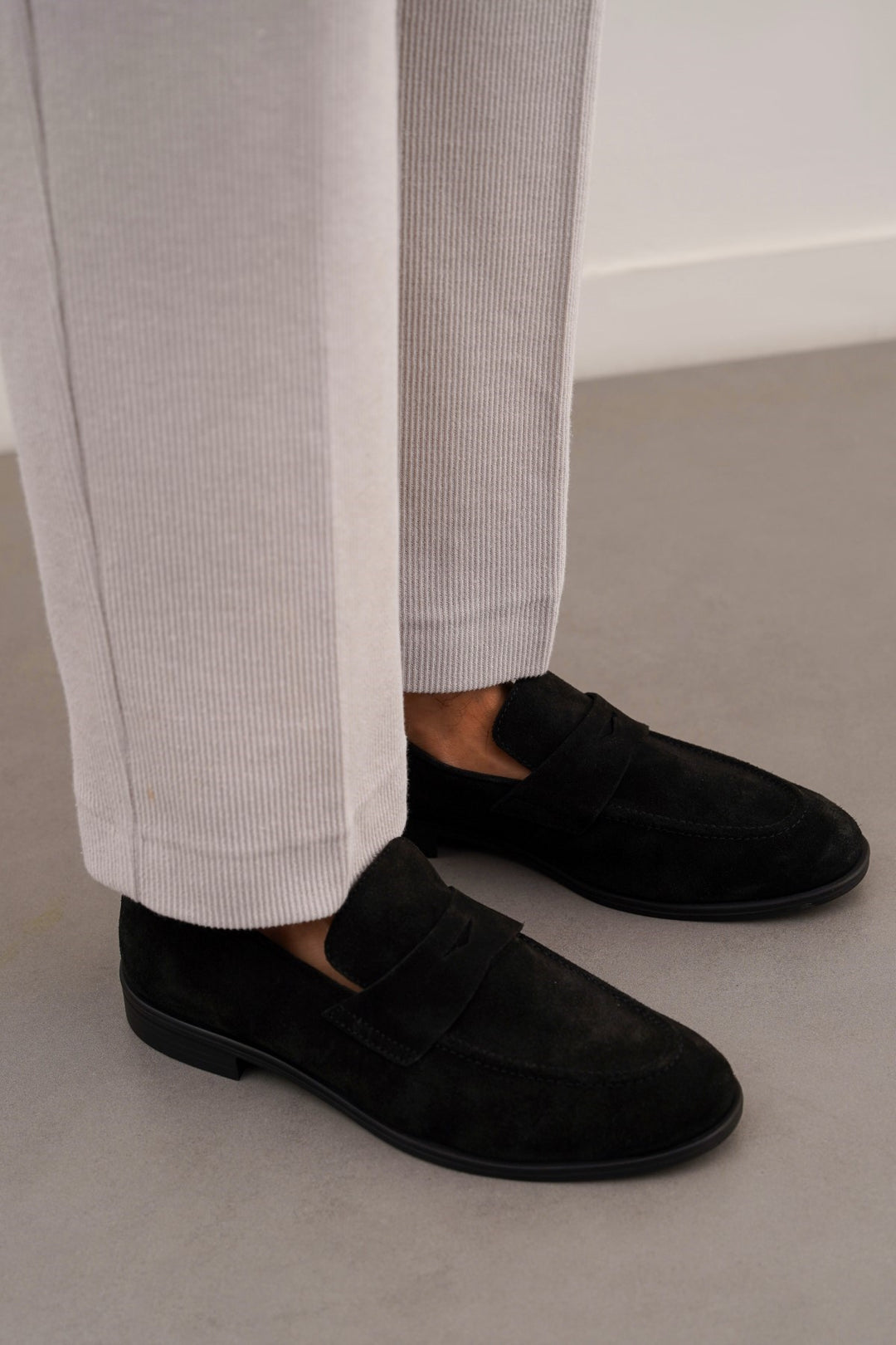 GENUINE SUEDE LOAFERS