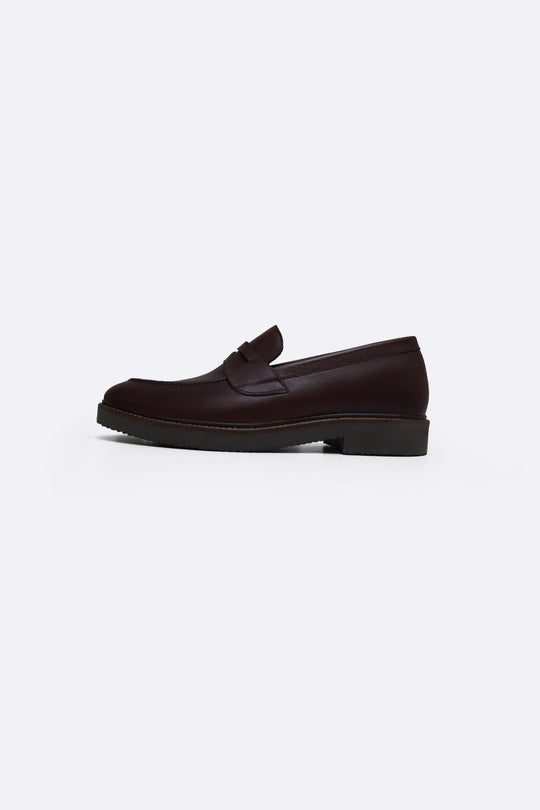 COFFEE CLASSIC LEATHER LOAFERS