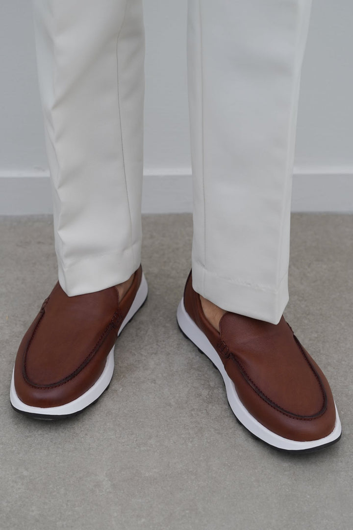 AIR LEATHER LOAFERS