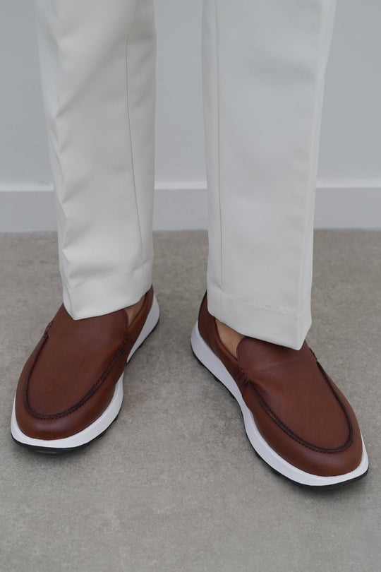 AIR LEATHER LOAFERS