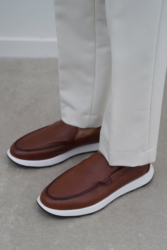 AIR LEATHER LOAFERS