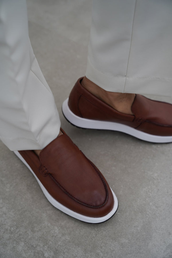 AIR LEATHER LOAFERS