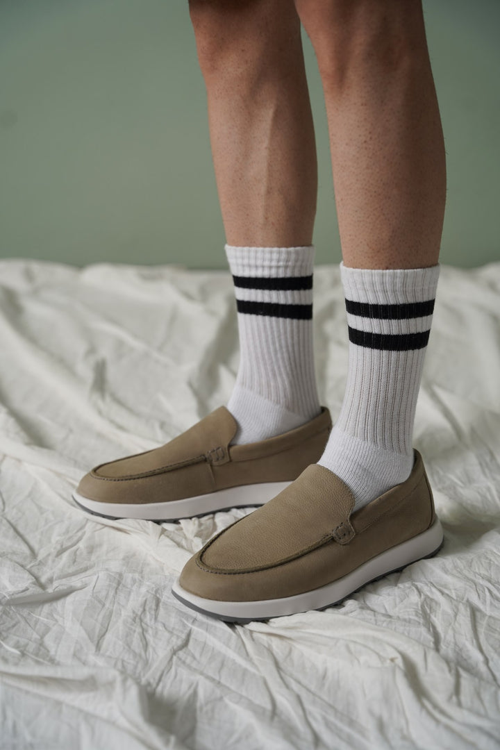 AIR LEATHER LOAFERS