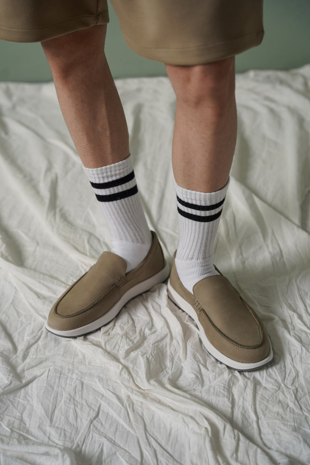 AIR LEATHER LOAFERS