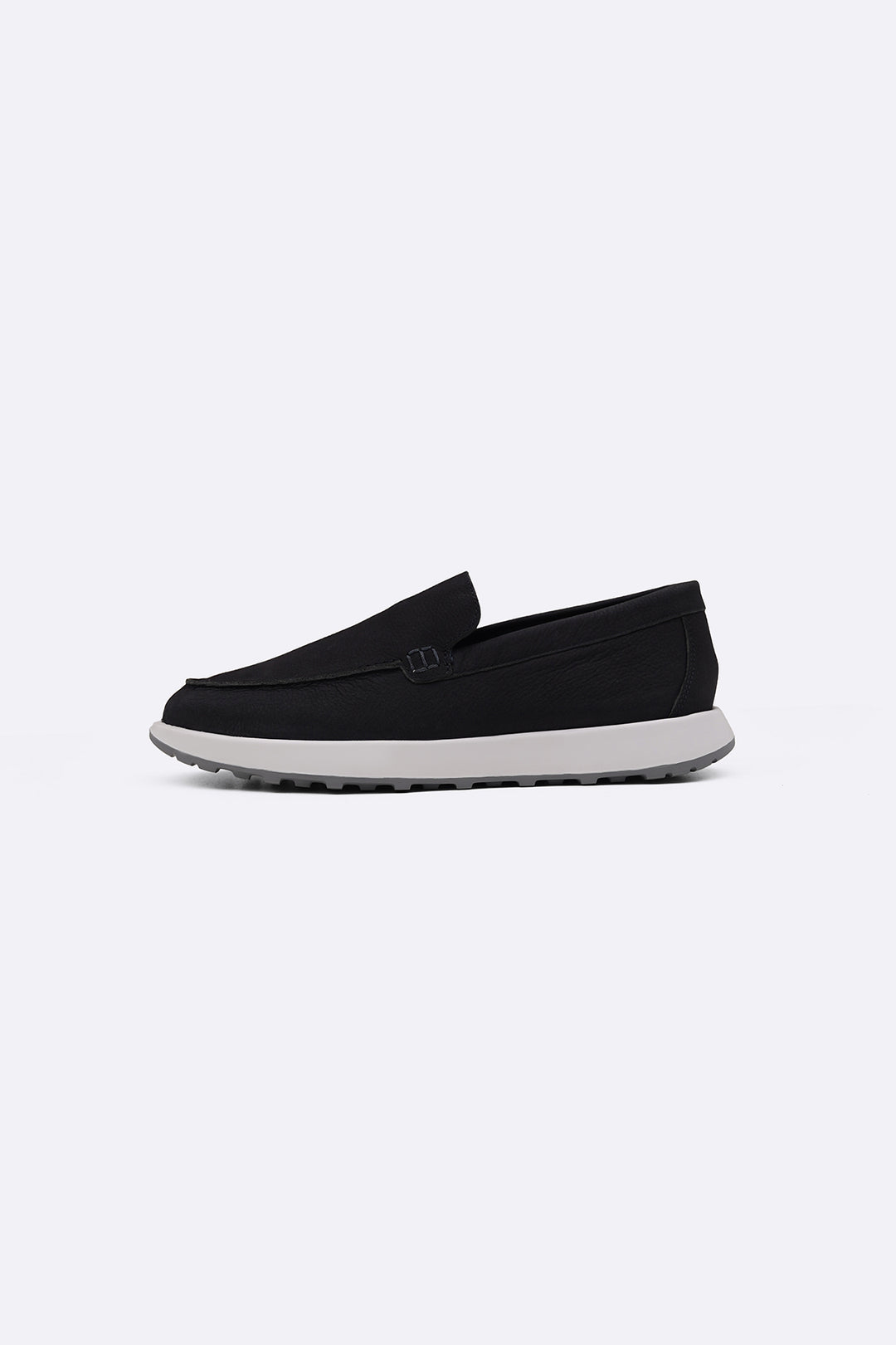 NAVY AIR LEATHER LOAFERS