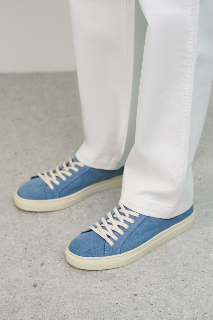 BLUE DENIM SNEAKERS