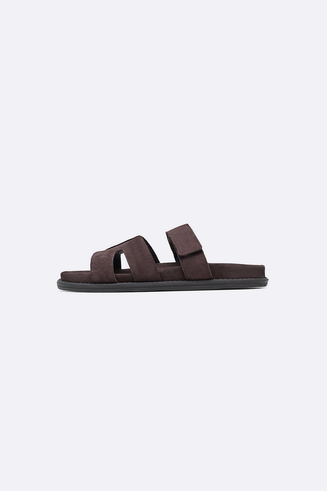 COFFEE CLASSIC SUEDE LEATHER SLIDE