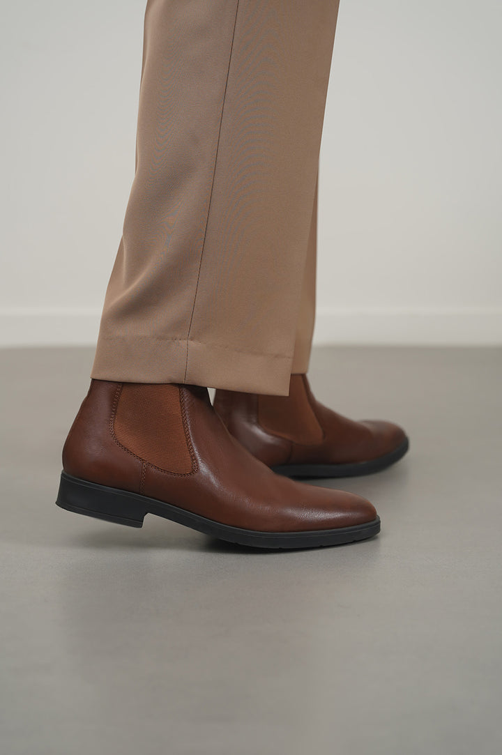 BROWN CLASSIC LEATHER CHELSEAS