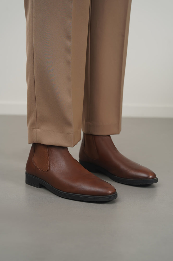 BROWN CLASSIC LEATHER CHELSEAS