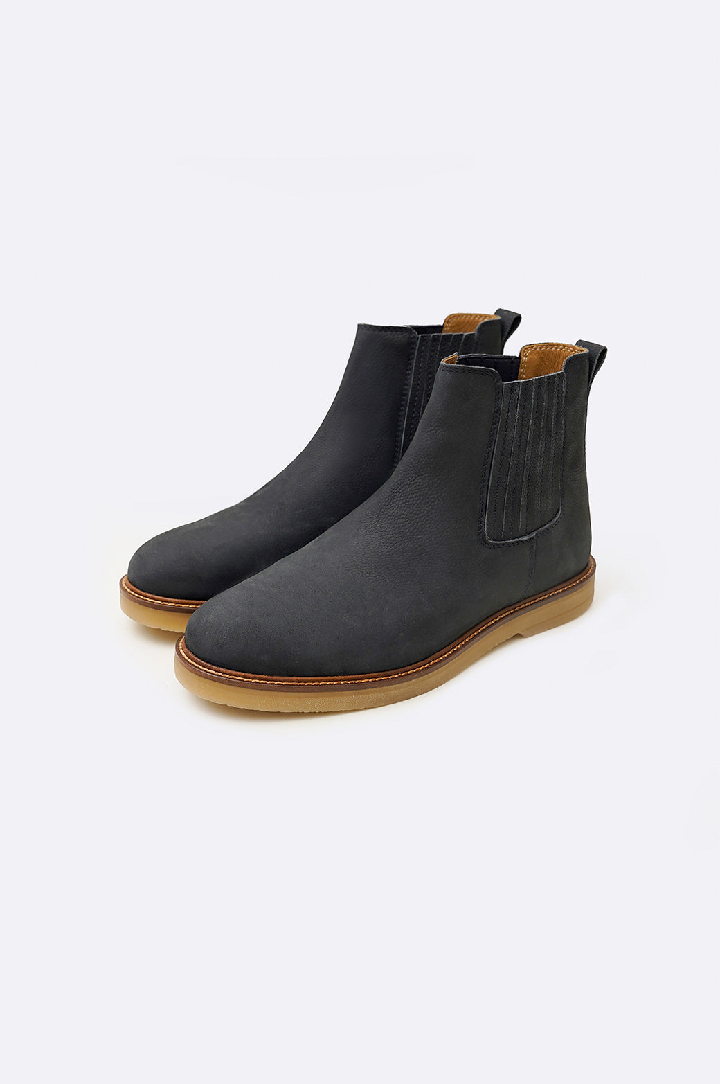 NAVY NUBUCK LEATHER CHELSEAS